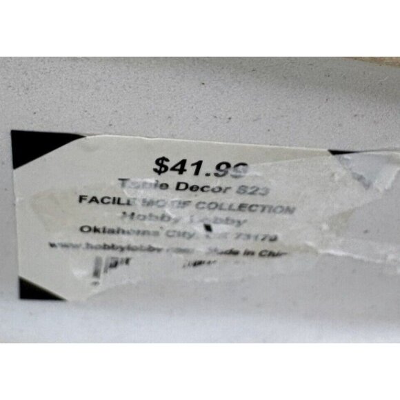 Hobby Lobby Facile Head Bust Glossy White Ceramic Open Top 10.5" T Table Decor - Picture 11 of 16